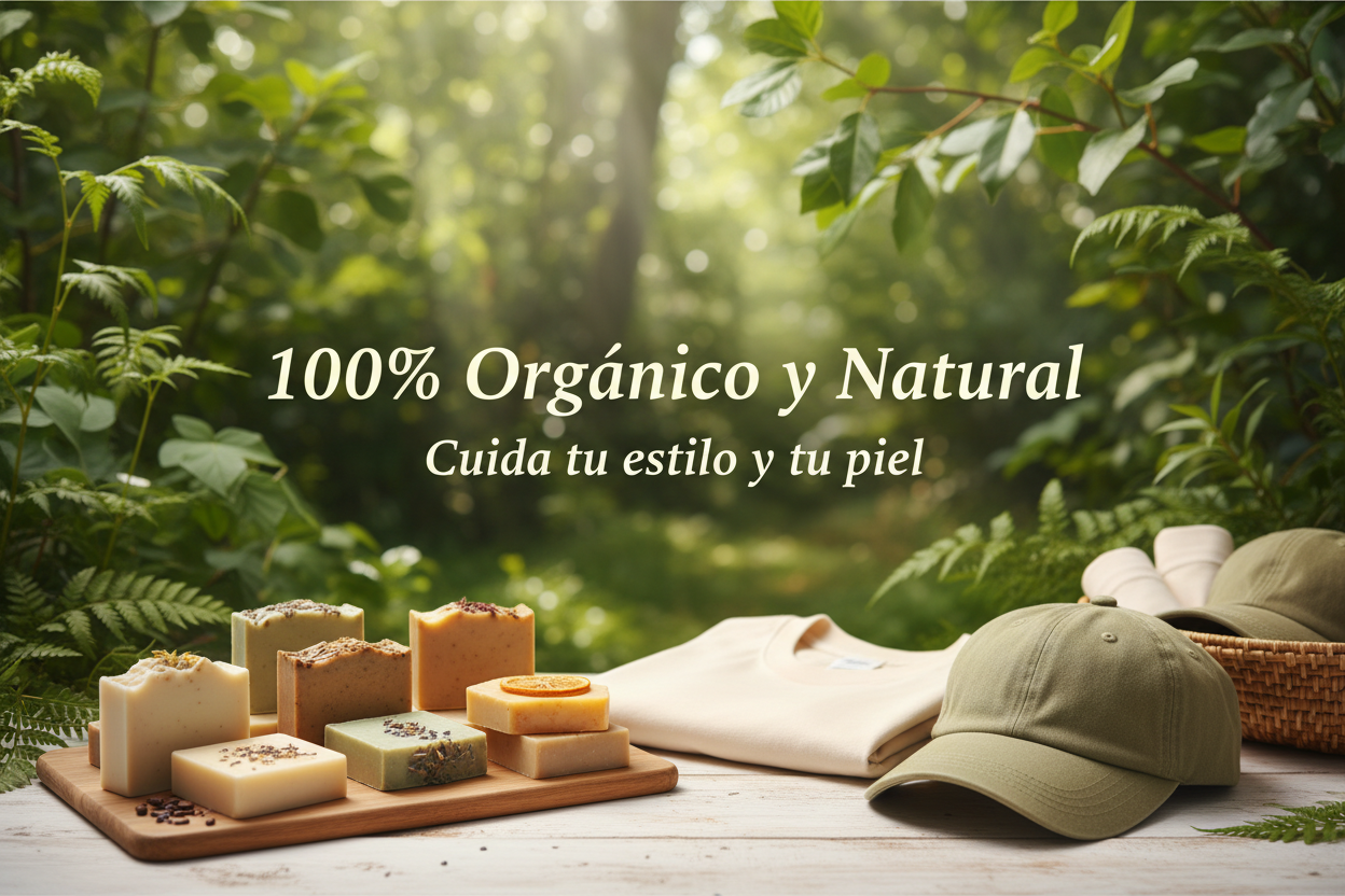 Banner natural con texto en español